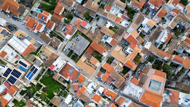 Archanes Village Rooftop aerial image 