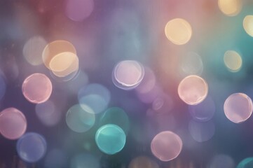 Fototapeta premium Dreamy bokeh and pastel tones creating a soft, elegant ambiance. 