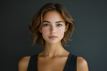 Naklejka premium portrait of a young woman