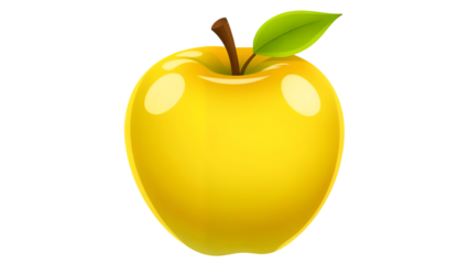 High-Quality Apple Vector Illustration with Transparent Background - Perfect for Logos & Branding