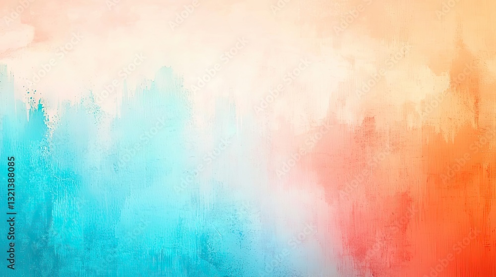 Poster abstract art background concept. colorful abstract background with a blend of blue, orange, and soft