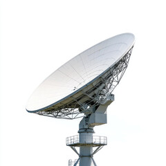 Satellite dish against clear sky