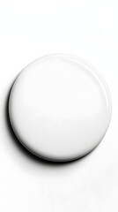 High-quality blank white pinback button, 2-inch round badge with a smooth surface and strong texture, perfect for customization. Ideal for name tags, business logos, crafts, and creative designs.