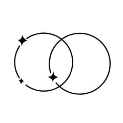 minimalistic shapes sparkling geometric © Zona