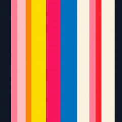 Bright and Bold Vertical Stripes: A Seamless Colorful Pattern for Modern Design (141 characters)