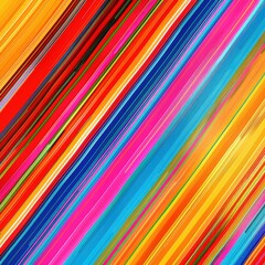 Obraz premium Vibrant diagonal stripes of color