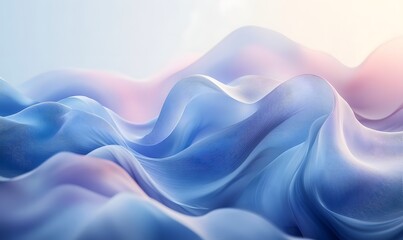 Obraz premium abstract art with blue and purple color waving pattern.