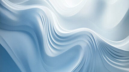 Fototapeta premium Light blue abstract geometric background with soft lines