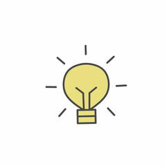 light bulb vector illustration