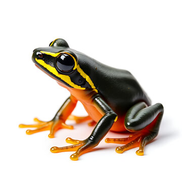 recommend clip art: a poison dart frog isolated on.  white background