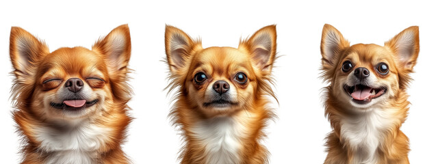 Obraz premium Cute Chihuahua dog on transparent background