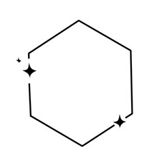 minimalistic shapes sparkling geometric © Zona