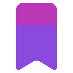 Bookmark Icon: A simple, elegant graphic of a bookmark icon in vibrant purple and pink, representing saving, organizing, and the digital experience.