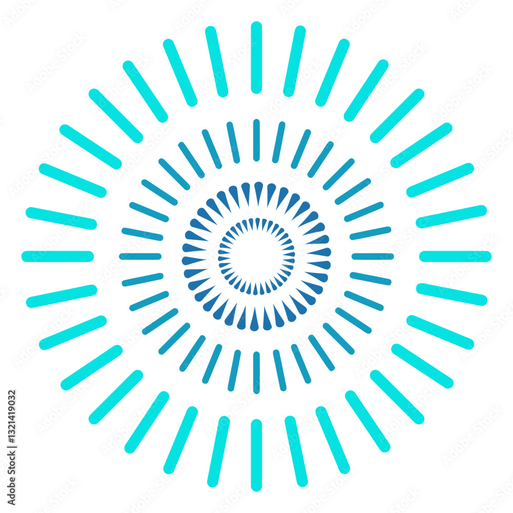Poster abstract concentric circles: a mesmerizing abstract artwork featuring concentric circles in shades o