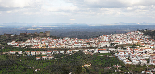 General view of Castelo de Vide, a small picturesque town located in Alto Alentejo, Portugal