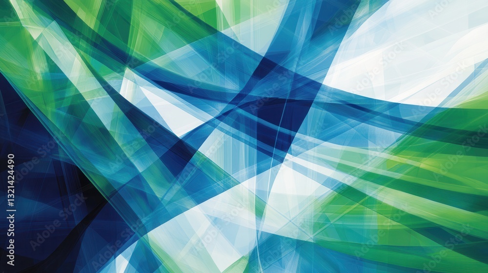 Poster dynamic background of intersecting trend lines merging into a data grid illustrating political and e