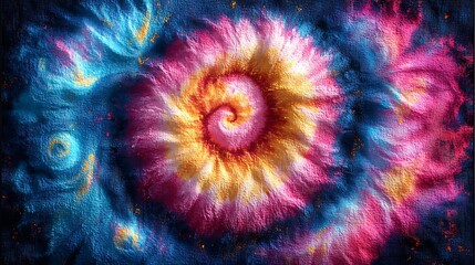 Abstract tie-dye swirl design background