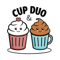 cupcake with chocolate