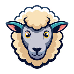 vector illustration of a sheep