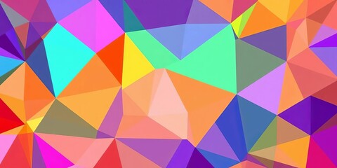 Abstract geometric shapes form a dynamic, colorful background , minimalist, abstract