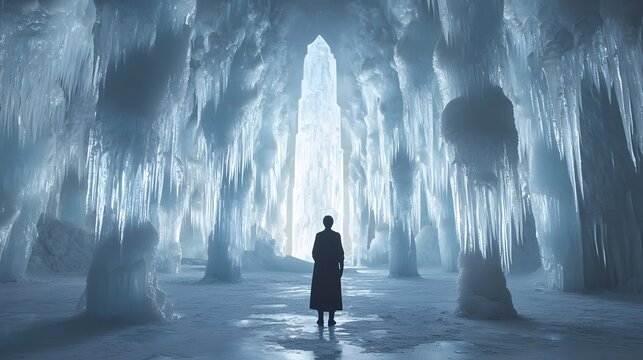 34. A frozen palace where an ice goddess rules over an eternal winter