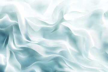 Obraz premium a flowing blue and white fabric with a smooth texture creating an elegant and serene abstract background