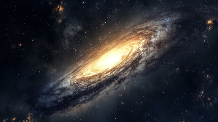 Naklejka premium Images of hidden galaxies