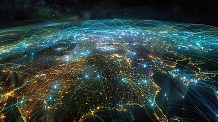 Holographic SWIFT Payment Globe with Currency Exchange Rates - International Finance Infographic for Banking Apps