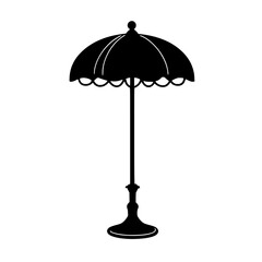 Victorian Umbrella stand, vectorized furniture, furniture piece