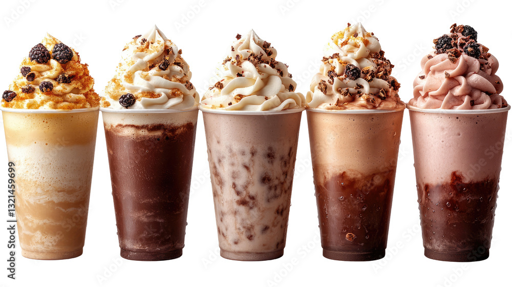 Poster delectable dessert array: an enticing array of richly flavored desserts is meticulously arranged. ca