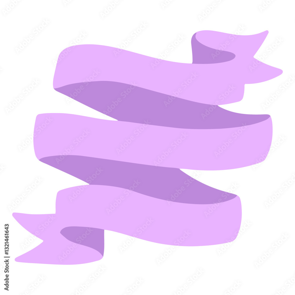 Poster elegant ribbon banner: this is an elegant ribbon banner, with flowing design. its minimalistic yet r