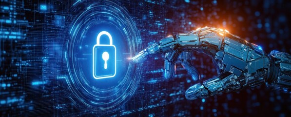 Cybersecurity Protection Software Digital Data Security VPN Antivirus AI Firewall Privacy Identity Theft Cyber Crime Cybernetics Robotic Technology Future Automation