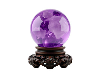 Amethyst Oracle: The Mesmerizing Allure of a Crystalline Divination Globe