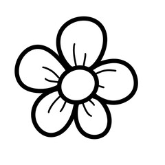 flowers outline