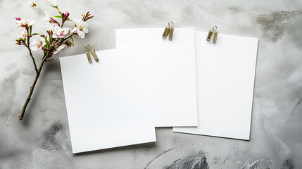 Magnetic board with blank sheets attached by magnets for task planning and organizing.