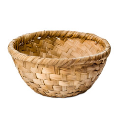 Traditional Handwoven Wicker Basket for Harvest and Organic Storage