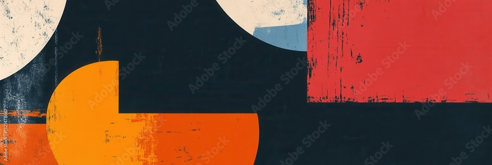 Poster bold modern typographic background with oversized abstract text for trendy design projects and styli