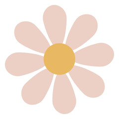 Pink Daisy Illustration 