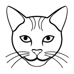 vector illustration of a cat
