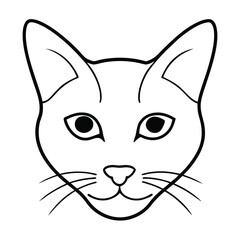 Obraz premium vector illustration of a cat