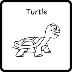Animals Coloring E Book for Kid - turtle (3)