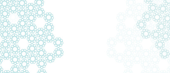 Vector Decorative Oriental Arabic and Islamic Ornamental Banner Design Template. Ramadan Kareem and Happy Eid Islamic Design Element. Multi Uses Creative Signboard Arabic Cultural Ornaments Pattern. 