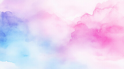 パステルカラーの水彩グラデーション背景

