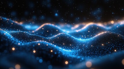 Cloud Computing Network Visualization Futuristic Technology Concept with Data Transfer and Security Infrastructure