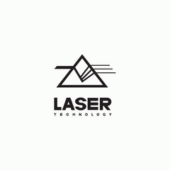 
An illustration consisting of a schematic image of a prism through which light passes. Optics and laser technology