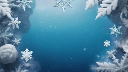 A magical snowfall animation creating the perfect holiday ambiance for slideshows.