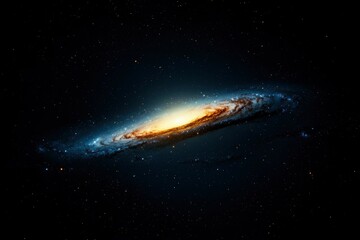 Obraz premium Spiral Galaxy in Deep Space