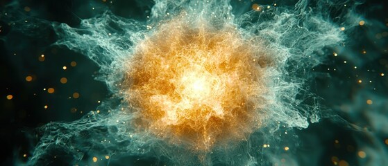 Fototapeta premium Abstract explosion of color