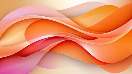 A blurred orange and pink abstract background with smooth waves and textures.