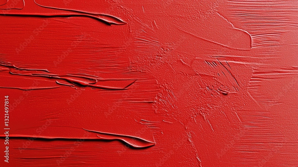 Poster a bold red background with a subtle texture, offering a vibrant space for impactful typography.